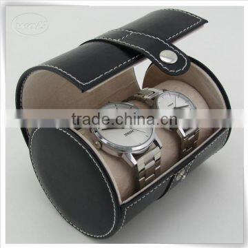 new design pu leather wrist travel watch box