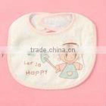 100% cotton interlock embroidered mermaid baby bibs