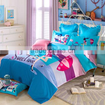 Hot sale 100% cotton home sweet bedding set