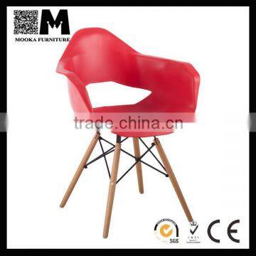 competitive price high quality wood leg kitchen chair