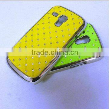 Fashion Hard Metal Case For Samsung Galaxy S3 Mini I8190 Diamond Cover