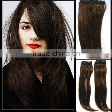 Cheap Silky Straight Human Hair Clip Hair Extension