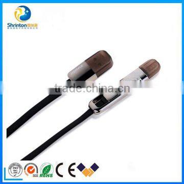 High Quality Remax 2 in 1 TPE Copper Core 2.1A 1.0m USB Cable for Both Android and Iphone photo-2