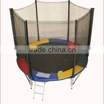 Colorful 8ft trampoline with good quality,CE,GS certificate