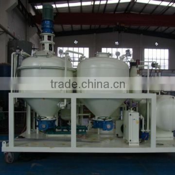 Tyre Oil Treatment Machine can Filtrate the pyrolysis tyre oil from from the pyrolysis of waste tyres