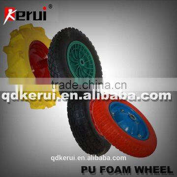 wheelbarrow pu foam wheels 4.00-8 3.50-8 4.00-6 3.50-4 flat free tire