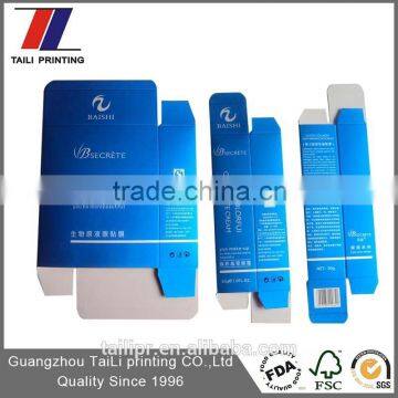 Custom Paper Skincare Product Packaging Box