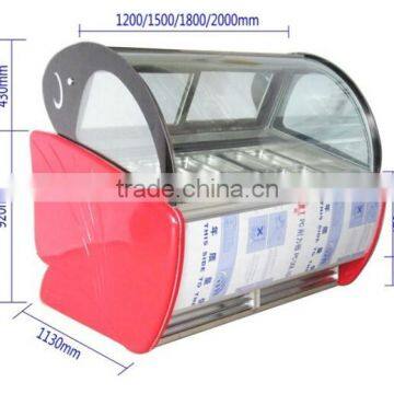 Ice cream conserver display freezer/Gelato case