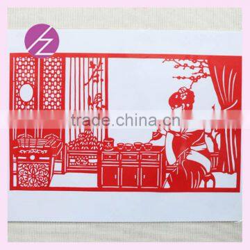 Christmas Gift Chritmas Decoration for Supermarkets Handicraft Paper-cut Wedding Home Decoration of Chinese Tea ArtJZ-96 photo-2
