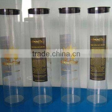 customized packaging for hair extension,cylinder plastic packaging