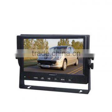 Wired Type 7inch Digital Screen Car Rear View Monitor With 3pcs Wired Camera