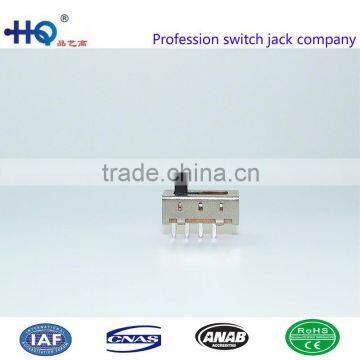 high quality 3 position 2p3t vertical slide switch