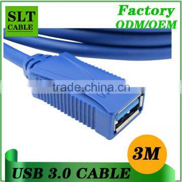 Shenlantuo usb 3.0 cable usb male to female extension cable 3m usb extension cable for printer