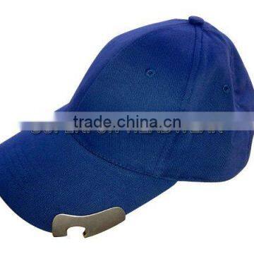 Plain Blue Fabric Caps With Opener photo-1