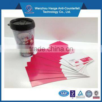 Custom full color printed cup paper