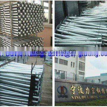 galvanized standard steel handrail stanchions