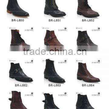 Chelsea boots for men genuine leather boots mens leather boots