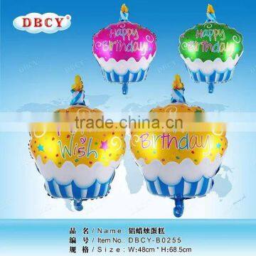 candly shape foil balloon for birthday