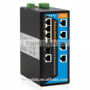 9-port Industrial PoE Switch with 4 ports PoE