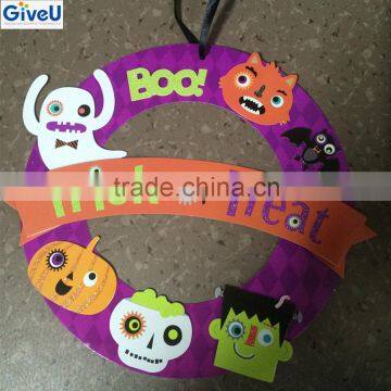 2016 Newest BOO Trick or Treat Halloween Hanging Decoration Paper Garland For Halloween Party