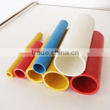 High strength pultruded fiberglass GRP round tube, lightweight, non-conductive