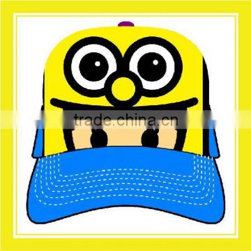 Hot Promotion Product Bros Rinne 100% Cotton Yellow Blue Cap