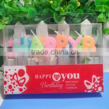 Light Green Birthday Candle For Birthday Cake