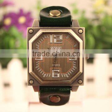 China Supplier Watch Manufacture Ladies Movt Quartz Vintage Leather Watch