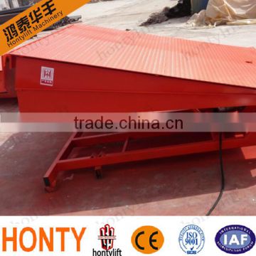 adjustable hydraulic Stationary loading and unloading dock leveler,cargo lift, loading ramp for truck container and forklift