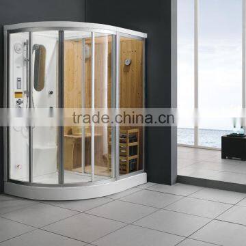 ENCLOSED STEAM SAUNA ROOM WITH SHOWER