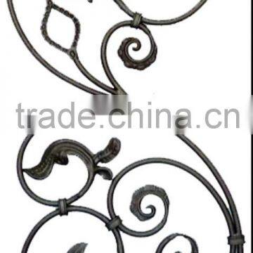 used wrought iron stair handrails scrolled ornamental panels