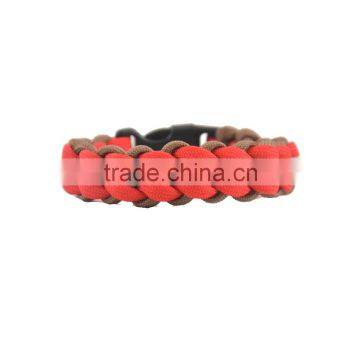 Factory directly supply 550 parachute cord bracelet colored bracelet wholesale