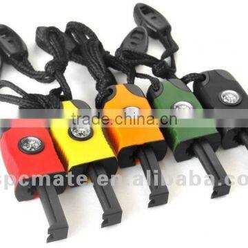 New Fire Starter With Compass&whistle the Latest Modle Emergency Survival