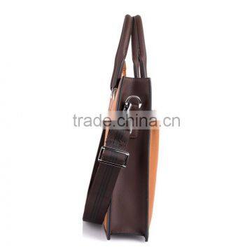Wholesale Brown Top Quality Men Leather Shoulder Bag Branded Handbag photo-5