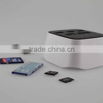 Computer SD TF M2 MS Card Reader With Usb Hub 2.0 LED COMBO photo-4