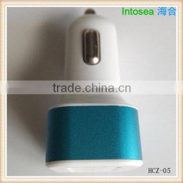 high quality car usb charger,3 usb car charger with high abrasion resistance