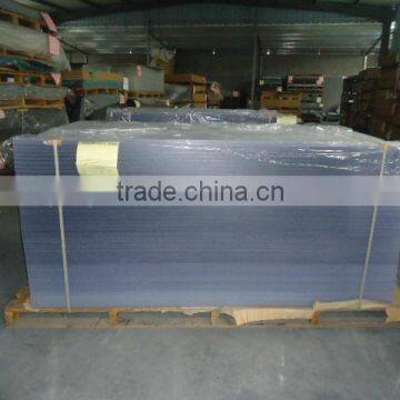 Transparent polystyrene sheet,extruded sheet