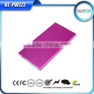 Dual 2 Usb Output 5v 2a Portable External Battery Pack for Smartphones for Mobie Phone