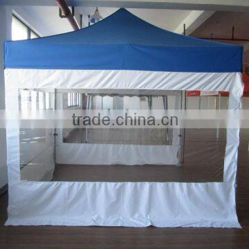 instant shelter for promotional events with pvc windows