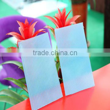 two wall hollow Polycarbonate Sheet greenhouse/SGS ISO approve high quality transparent polycarbonate sheet manufacturers