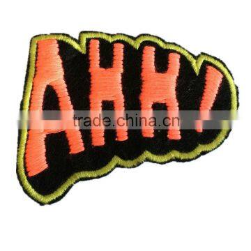 AHH! embroidery thread custom iron on patches