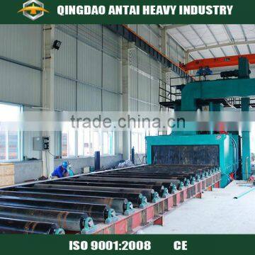 Auto roller conveyor shot blasting and cleaning machine(1500*400)