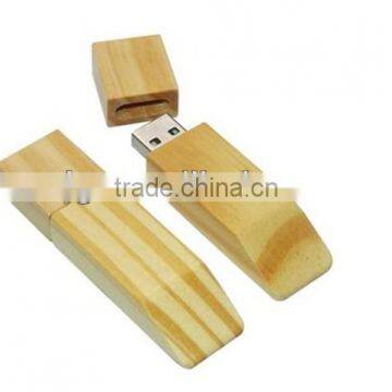 Promotional Gift Wooden USB Flash Drive With Real Capacity