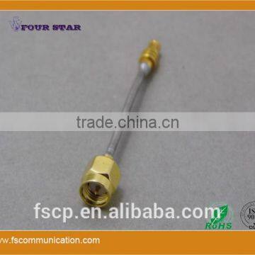 60mm RG405 Cable Assembly With SMA Male to MCX Male Connectors photo-4