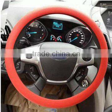 car accessory universal silicone steering wheel cover customized