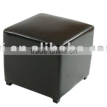 solid wood design full of leather cover Ottoman (ZD-1144)