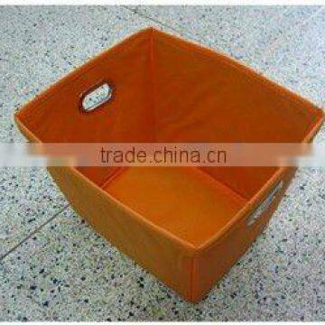 Non-woven Foldable Storage Box with Cut-out Handles