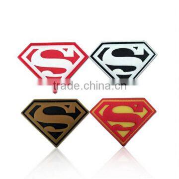 Superman Morale Rubber Patches Tactical Badges Fabric Armband Stickers Military