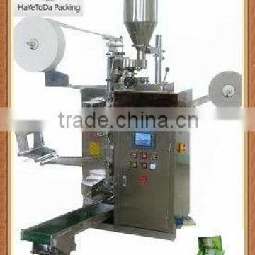 DXDK-100NWD automatic teabag packaging machine with line and lable and inside and outside bags