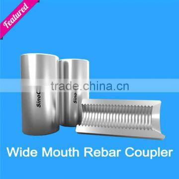 Cold extrusion rebar coupler